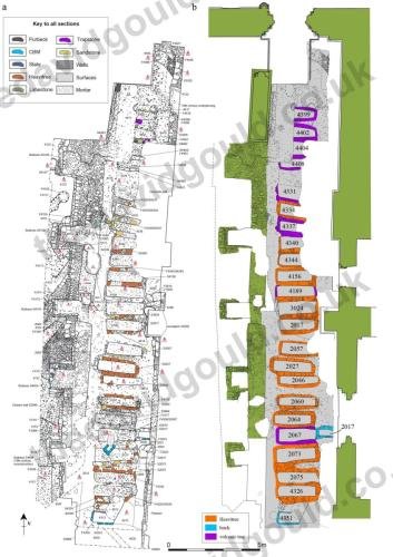 Excavation of Exeter Cathedral's cloisters